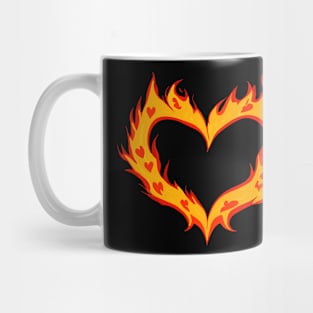 Torching Flame Heart | Valentine's Day Mug